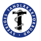 Logga för Tnadläkareförbundet. Blå cirkel med ett svart T i mitten
